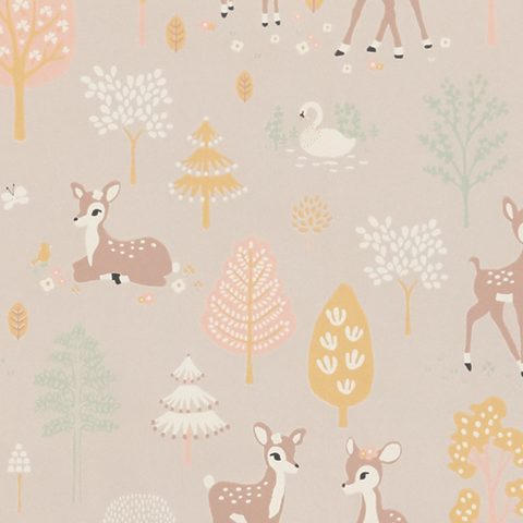 Tapeet Majvillan 125-04 Golden woods / Dusty Lilac