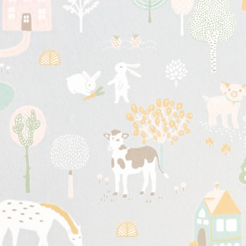 Tapeet Majvillan 127-01 My Farm / Soft Grey