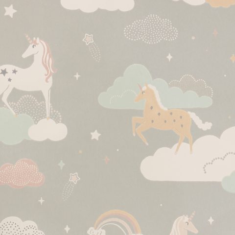 Tapeet Majvillan 129-01 Rainbow treasures / Mud Grey