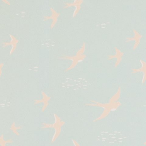 Tapeet Majvillan 130-02 Follow the wind / Dusty Turquoise