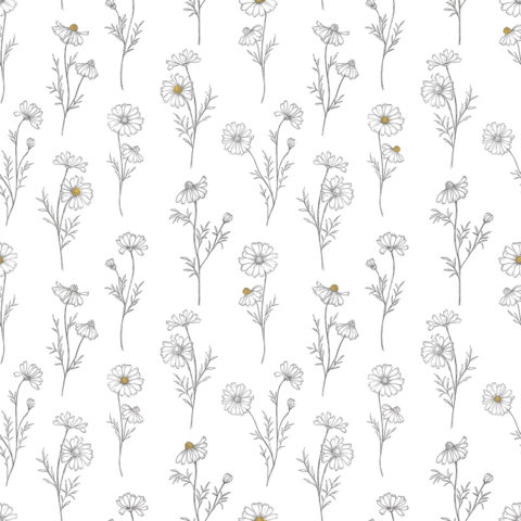 Lastetapeet Lilipinso H0578 Chamomile Flowers